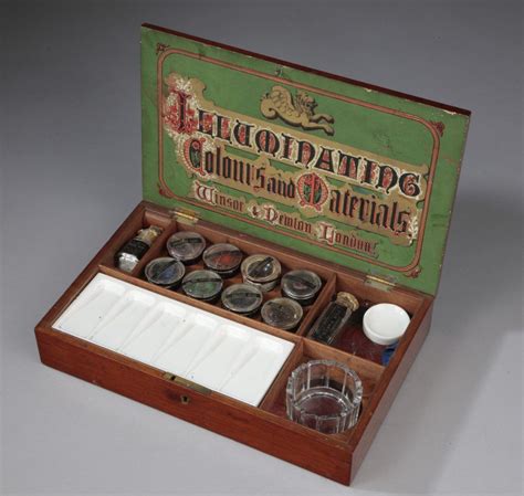 antique artists boxes